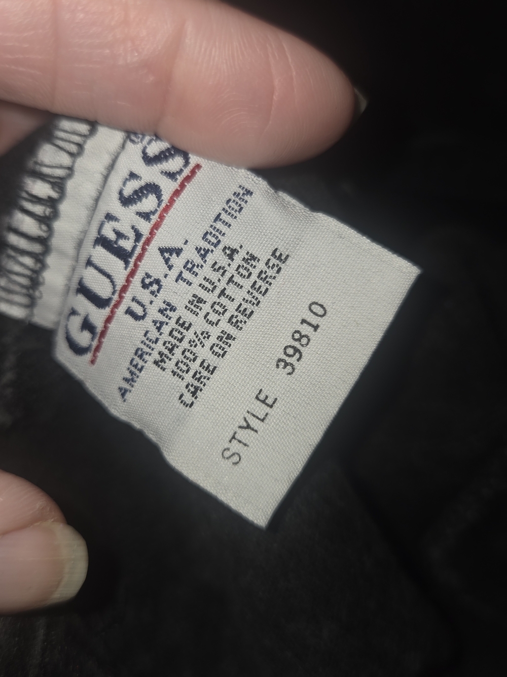 Guess Black Denim Vest - Picture 5 of 7